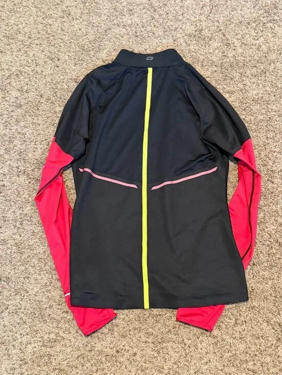 New Balance Run On! Women’s M Quarter Zip Reflective Long Sleeve Running Top - Picture 7 of 12